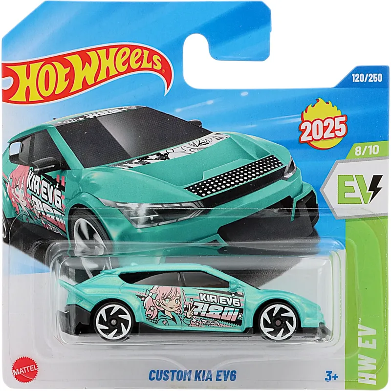 Custom Kia EV6 - Turkos - HW EV - 120/250 - Hot Wheels