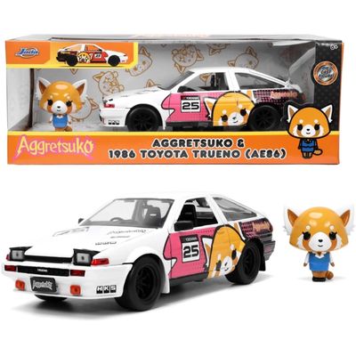 Retsuko & 1986 Toyota Trueno AE86 - Aggretsuko - Jada - 1:24