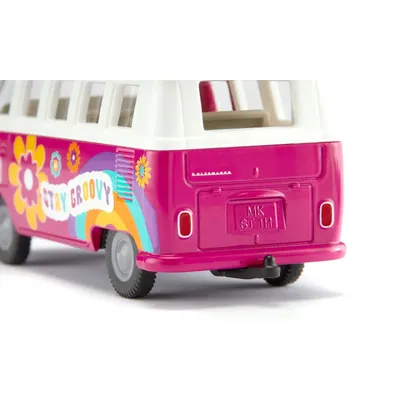 Volkswagen T1 Samba - Rosa - Siku - 9 cm