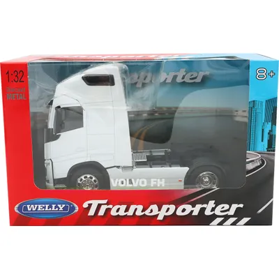 Volvo FH 500 - Dragbil - Vit - Welly - 1:32 - 18 cm