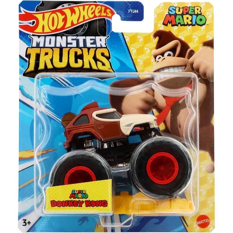 Donkey Kong - Super Mario - Monster Trucks - Hot Wheels