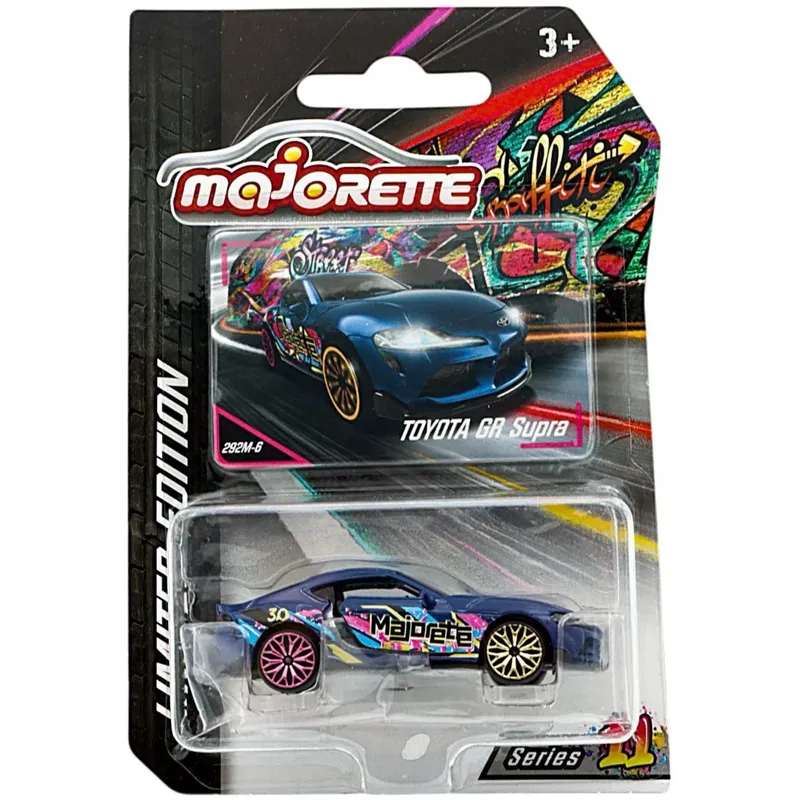 Toyota GR Supra - Blå - Graffiti - Majorette