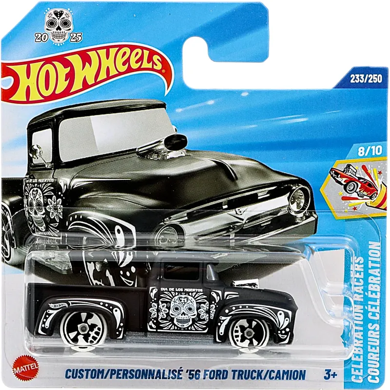 Custom '56 Ford Truck - Svart - Celebration Racers - Hot Wheels