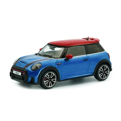 Mini Cooper JCW (F56) - 2023 - Blå / Röd - Solido - 1:43
