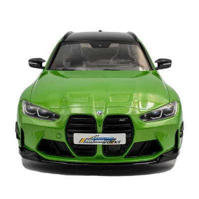 BMW M3 Competition M xDrive Touring - 2024 - Grön - Solido - 1:18