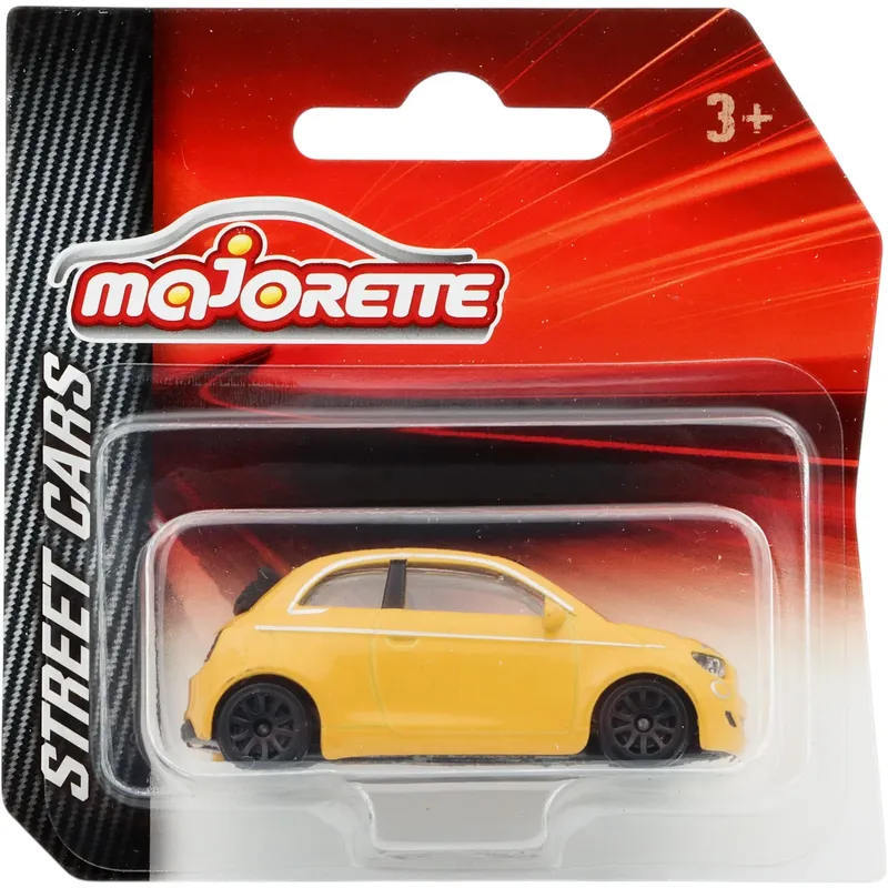 Fiat 500 Icon - Gul - Street Cars - Majorette