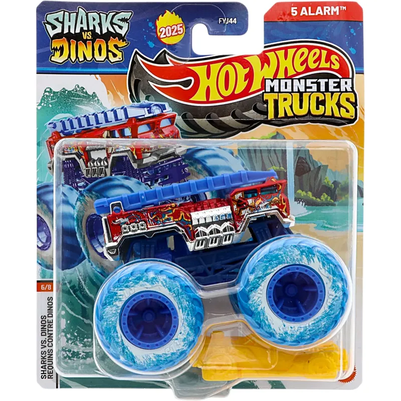 5 Alarm - Monster Truck - Shark Vs. Dinos - Hot Wheels