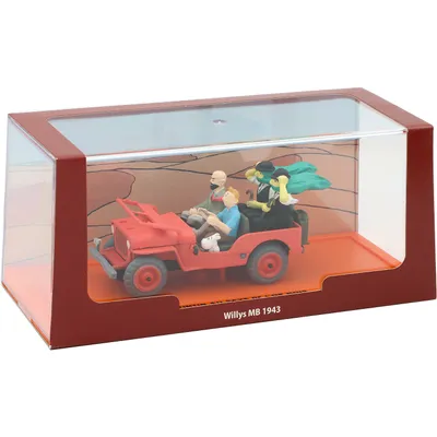 Willys MB - Tintin - Det svarta guldet - 1943 - 1:43