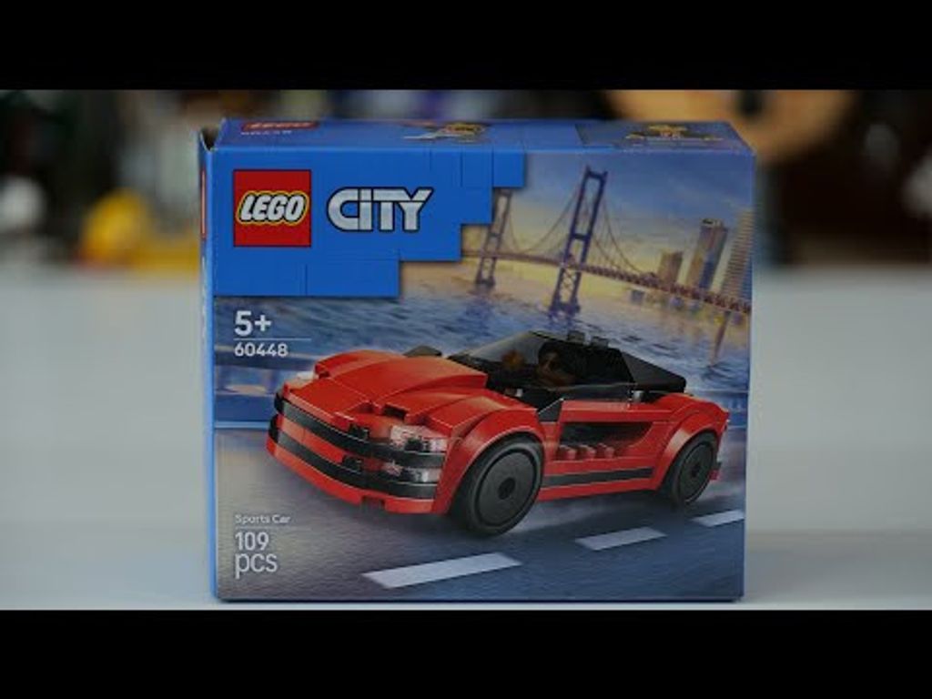 Sports Car - Röd Sportbil - City - 60448 - LEGO