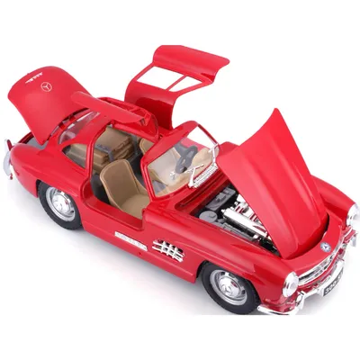 Mercedes-Benz 300 SL (1954) - W198 - Rød - Bburago - 1:24