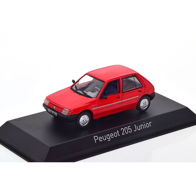 Peugeot 205 Junior - 1988 - Röd - Norev - 1:43