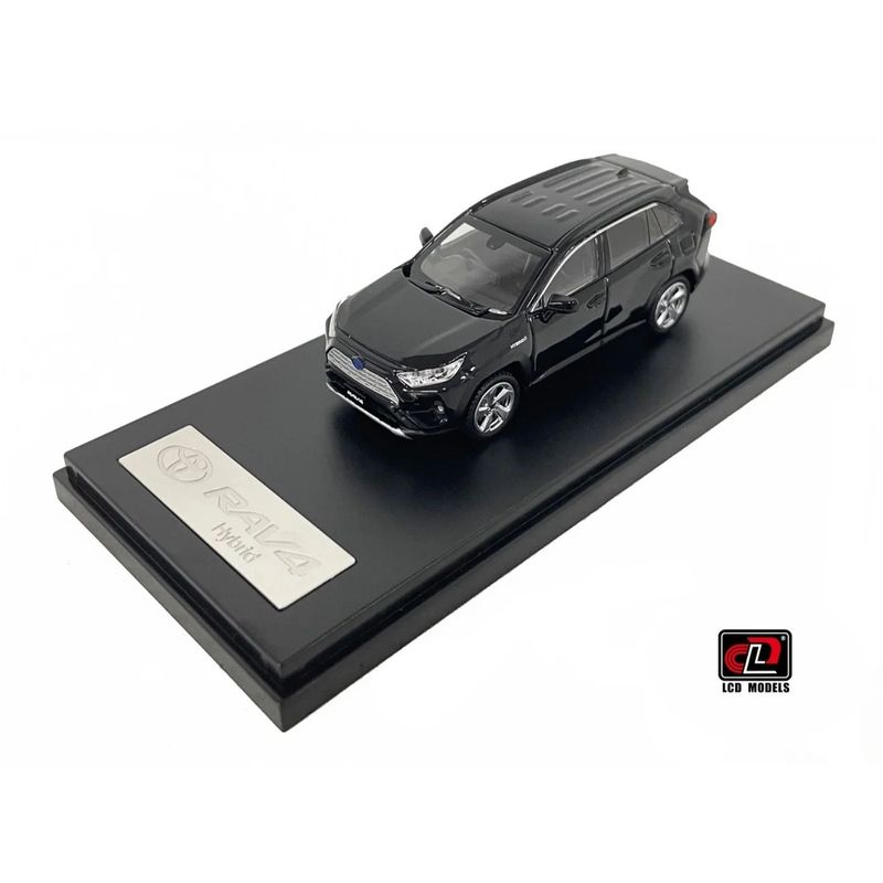 Toyota RAV4 Hybrid - Svart - LCD Models - 1:64