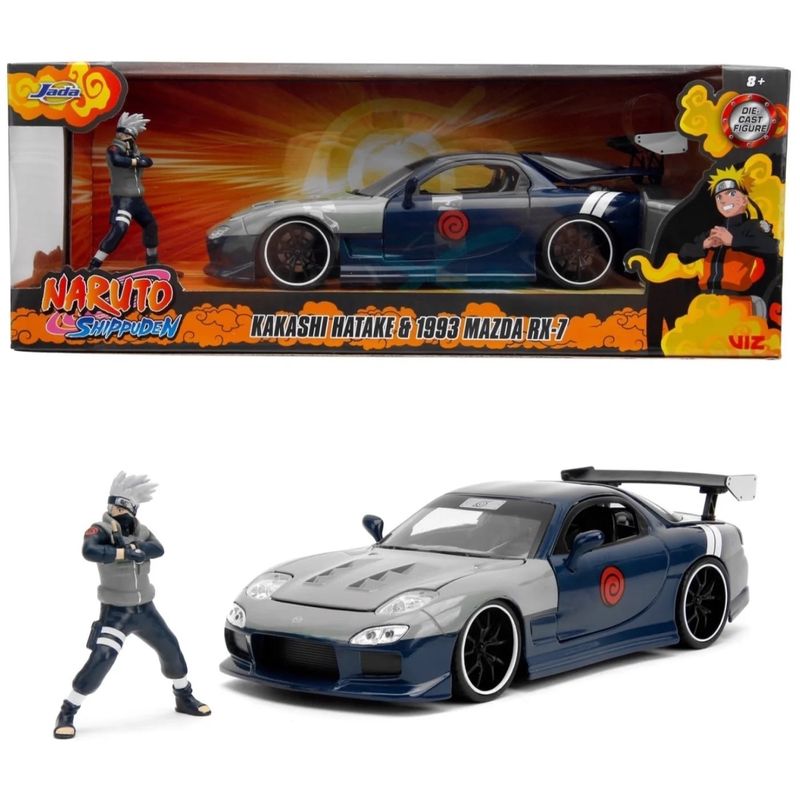 Kakashi Hatake & 1993 Mazda RX-7 - Naruto - Jada Toys - 1:24