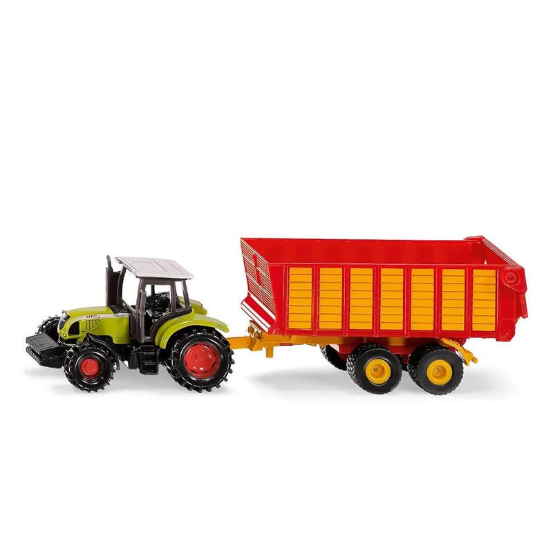 Claas - Traktor med ensilagevagn - 1650 - Siku - 1:87