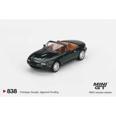 Mazda MX-5 Eunos Roadster V-Special - Grön - Mini GT - 1:64
