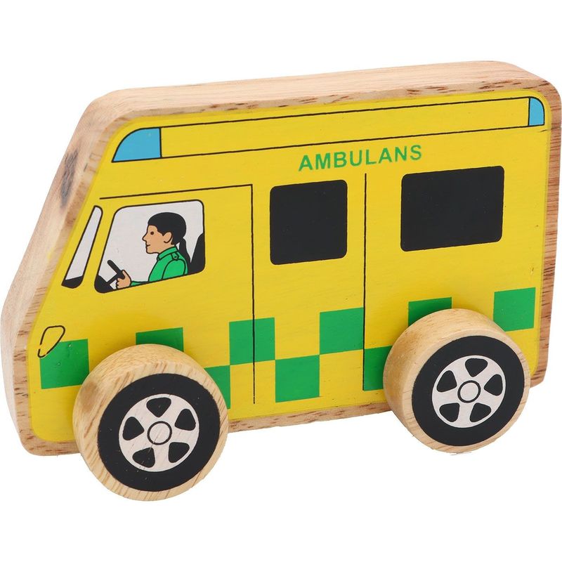 Ambulans i trä från Lanka Kade