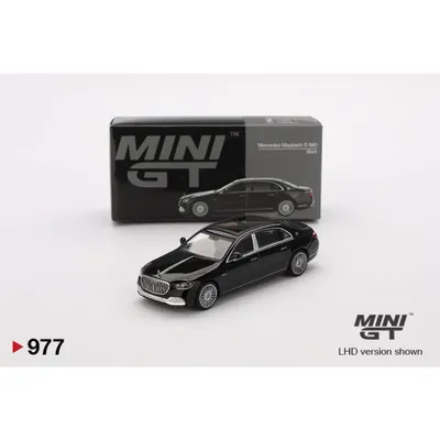 Mercedes-Maybach S 680 - Svart - Mini GT - 1:64