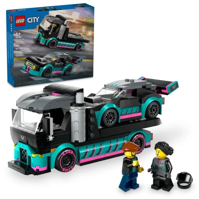 Sportbil och Biltransport - City - 60406 - LEGO