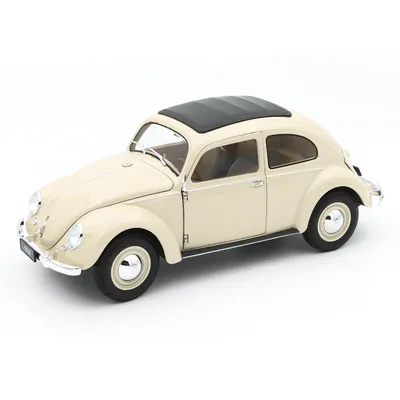 Volkswagen Classic Beetle - Beige - Welly - 1:18