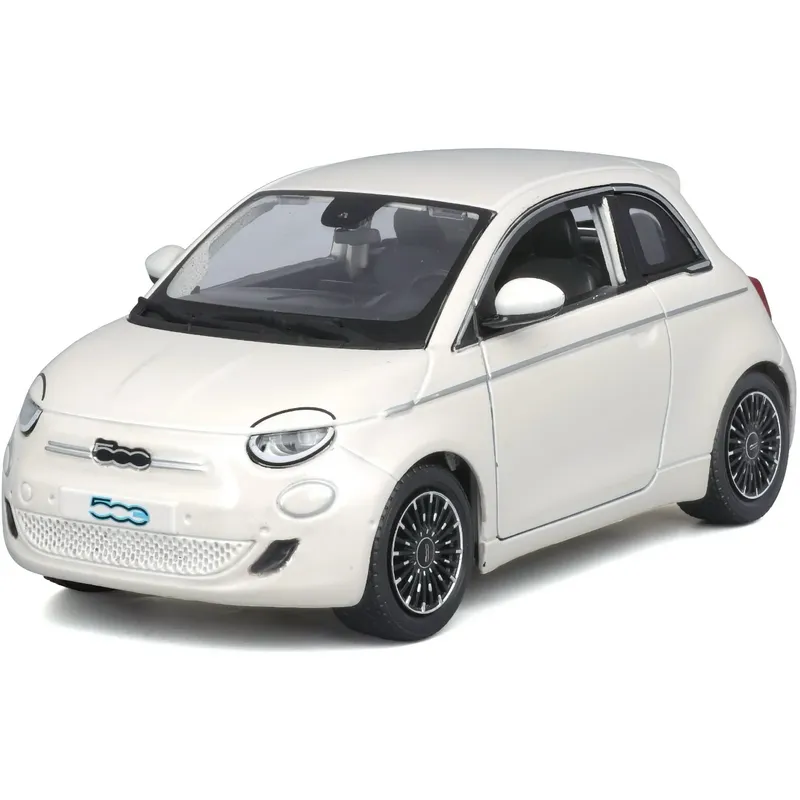 Fiat 500e - 2023 - Vit - Bburago - 1:24