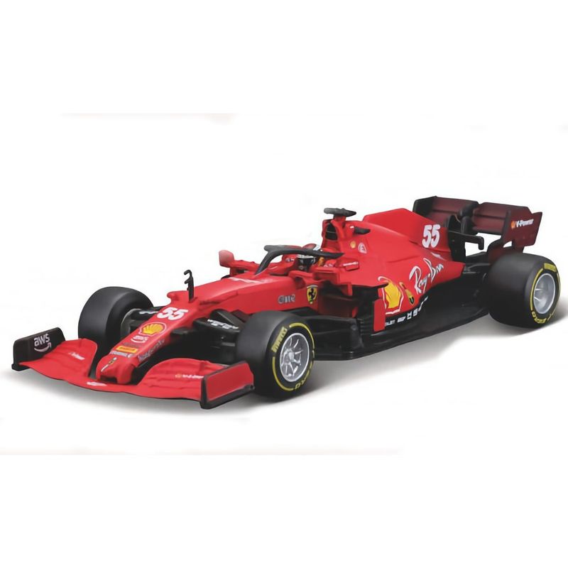 Fyndvara - Ferrari SF21 - 2021 - C.Sainz - No 55 - Bburago - 1:43