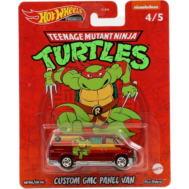 Custom GMC Panel Van - Turtles - Hot Wheels Premium