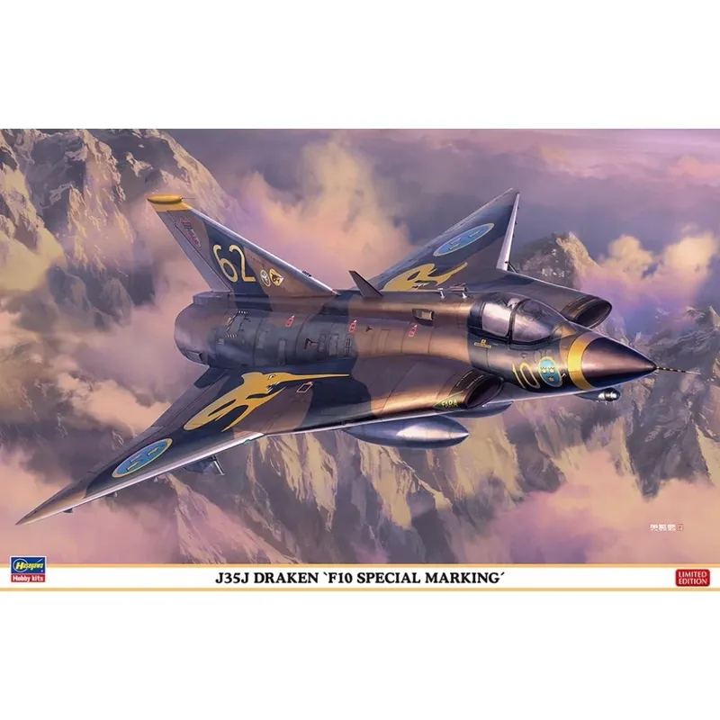J35J Draken "F10 Special Marking" - Hasegawa - 1:48