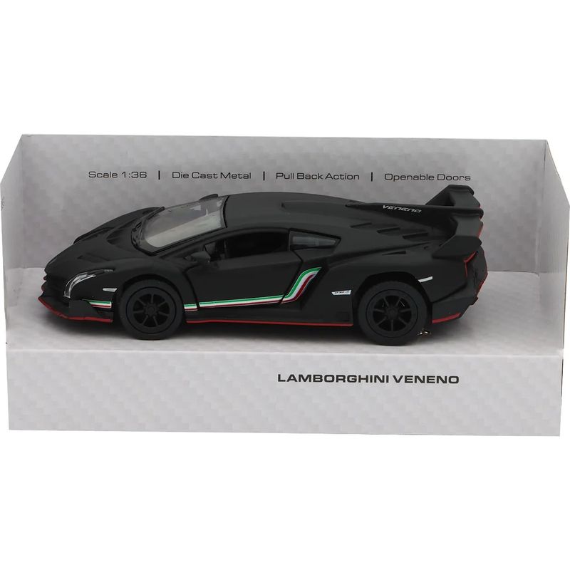 Lamborghini Veneno - Svart - Kinsmart - 1:36