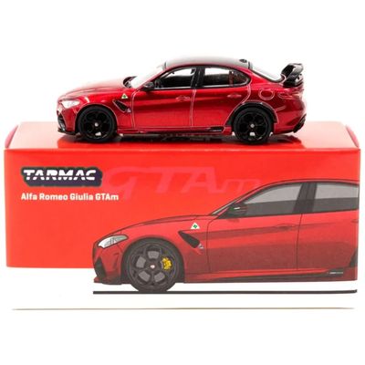 Alfa Romeo Giulia GTAm - Röd -  GLOBAL64 - Tarmac - 1:64