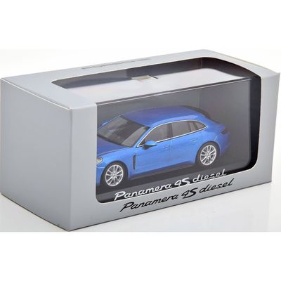 Porsche Panamera 4S Diesel - 2017 - Blå - Minichamps - 1:43