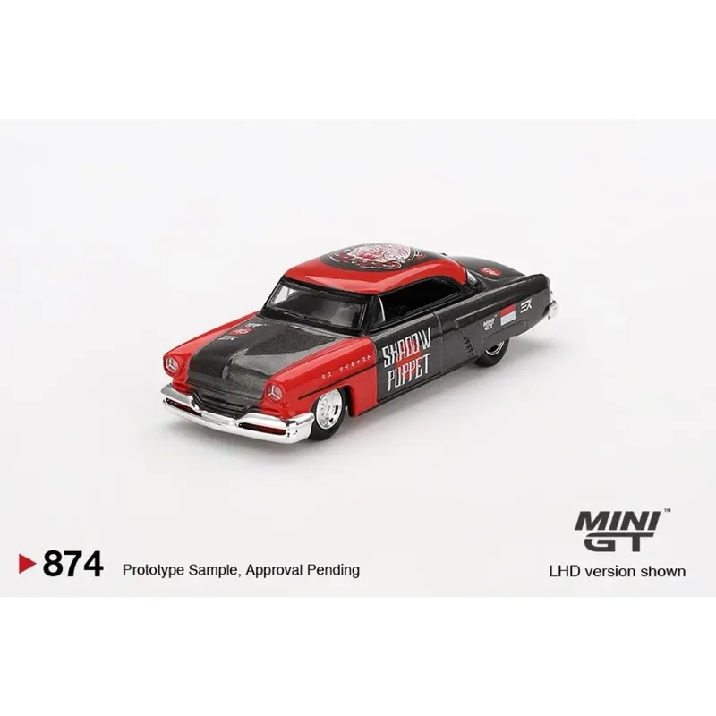 Lincoln Capri Hot Rod 1954 - Shadow Puppet - Mini GT - 1:64
