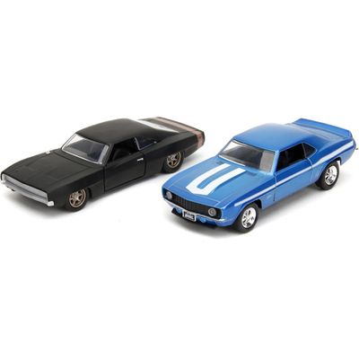 Chevrolet Camaro + Dodge Charger Widebody - F&F - Jada Toys