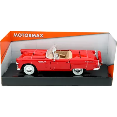 1956 Ford Thunderbird - Röd - Motormax - 1:24