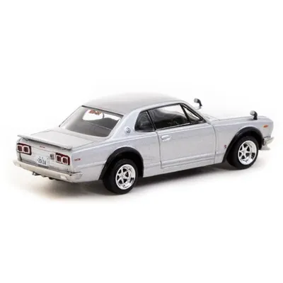 Nissan Skyline 2000GT-R (KPGC10) - Silver - Tarmac - 1:64