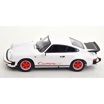 Porsche 911 Carrera Clubsport 1989 - Vit/Röd - KK-Scale 1:18