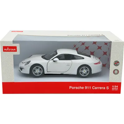 Porsche 911 Carrera S - Vit - Rastar - 1:24