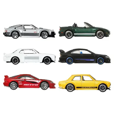 Japan Themed 6-pack - Silver Series - Hot Wheels