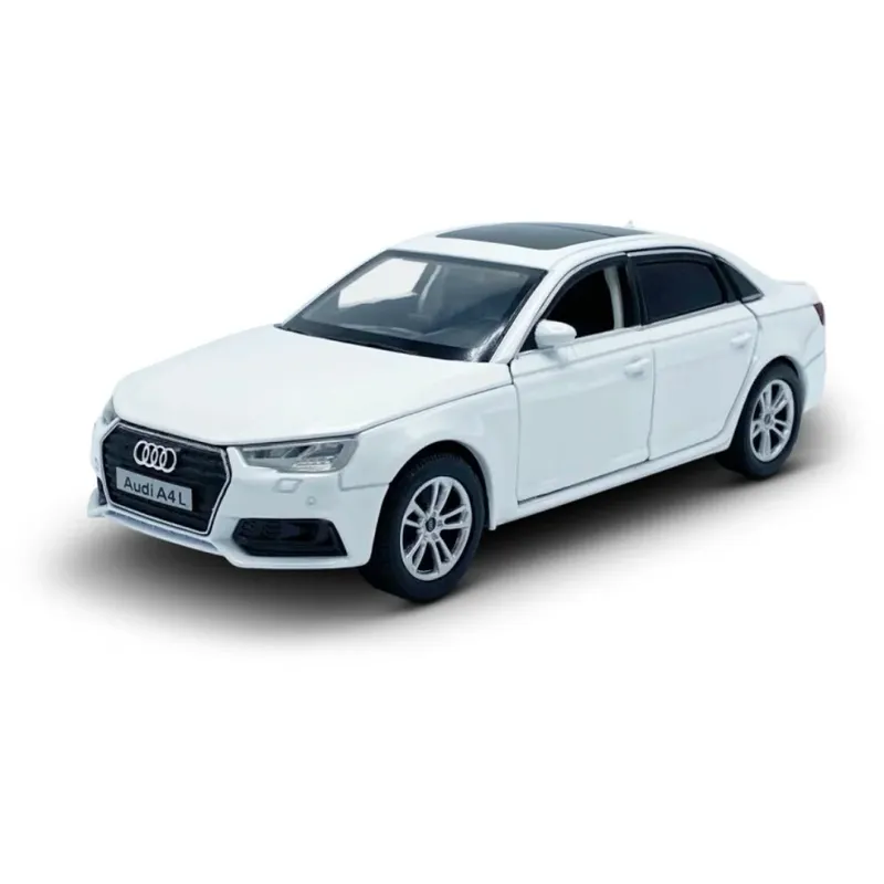 Audi A4L 45 TFSI - Vit - Ljud & Ljus - Tayumo - 1:32