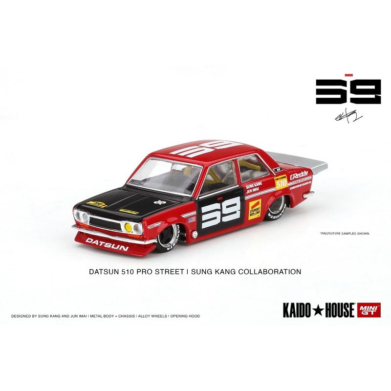 Datsun 510 Pro Street SK510 - 003 - KAIDO - Mini GT - 1:64