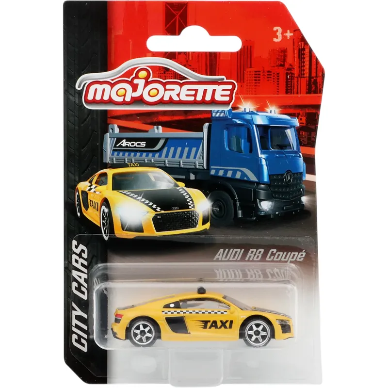 Audi R8 Coupé - Taxi - Gul - City Cars - Majorette