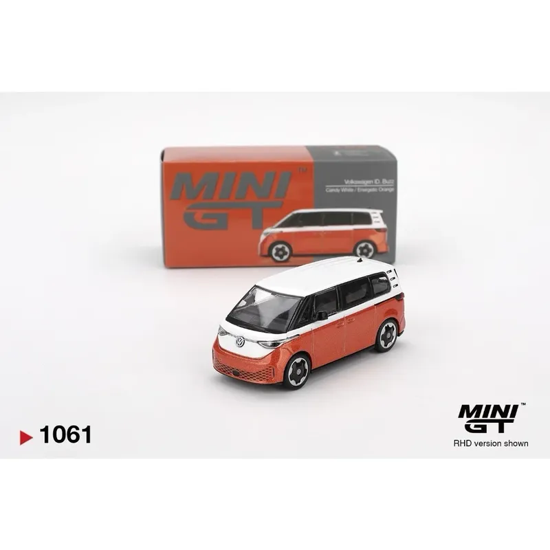 Volkswagen ID. Buzz - Vit / Orange - 1061 - Mini GT