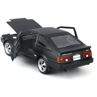 Toyota Sprinter Trueno AE86 - Sort - Maisto - 1:24