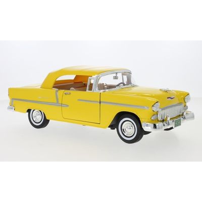 1955 Chevy Bel Air - Gul - Motormax - 1:18