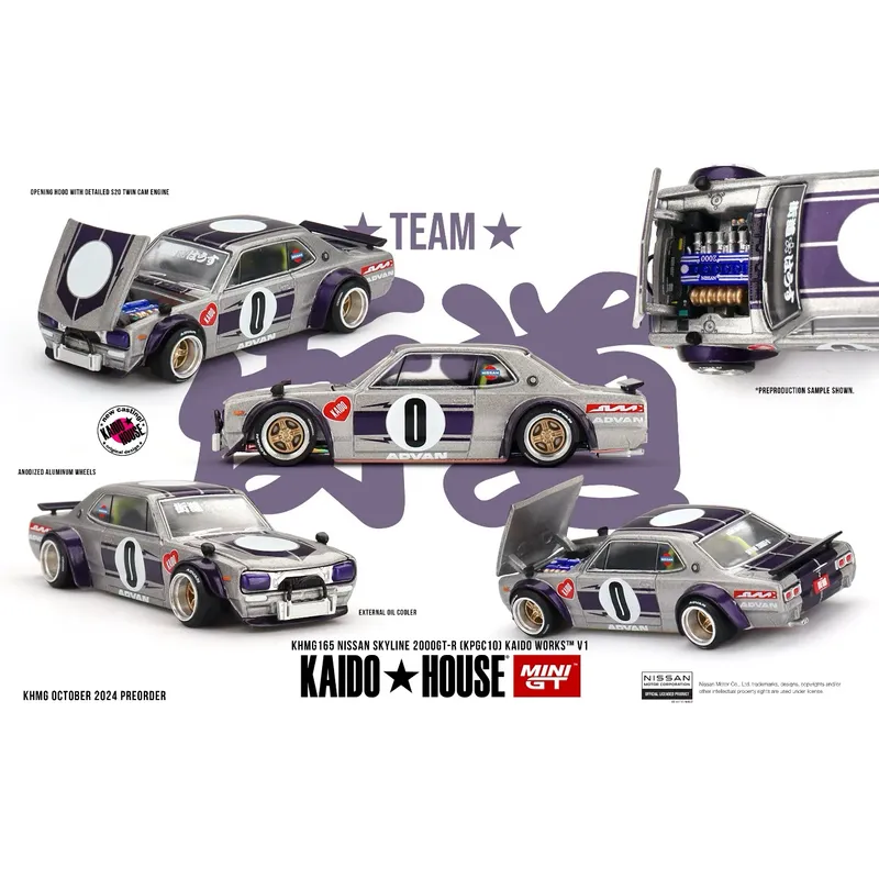 Nissan Skyline 2000GT-R Kaido Works V1 - Kaido House - 1:64