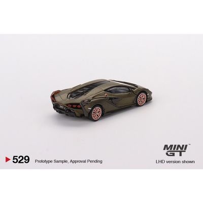 Lamborghini Sián FKP 37 Presentation - Grön - Mini GT - 1:64