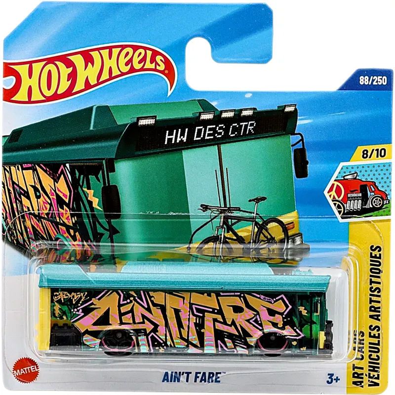 Ain't Fare - Grön - Art Cars - Hot Wheels