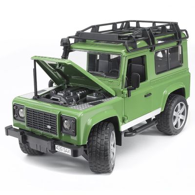 Land Rover Defender - Grön - Bruder - 1:16