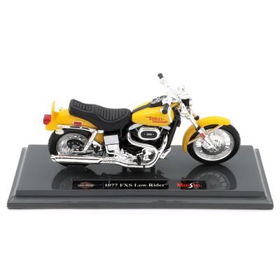 1977 FXS Low Rider - Harley-Davidson - Gul - Maisto - 1:18