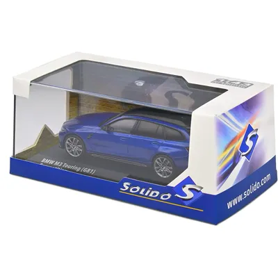 BMW M3 Touring (G81) Competition 2023 - Blå - Solido - 1:43