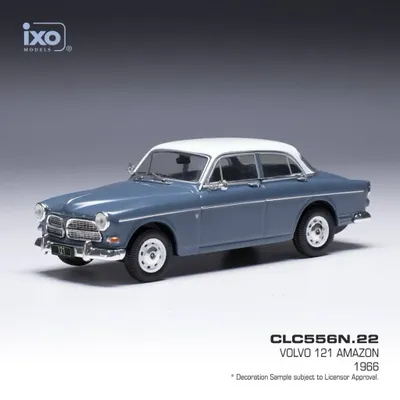 Volvo 121 Amazon - 1961 - Grå / Vit - Ixo Models - 1:43